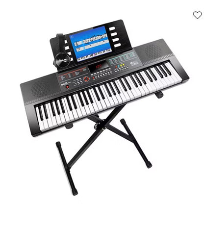Rockjam 61 key Electric LED 4pc Keyboard - Open Box