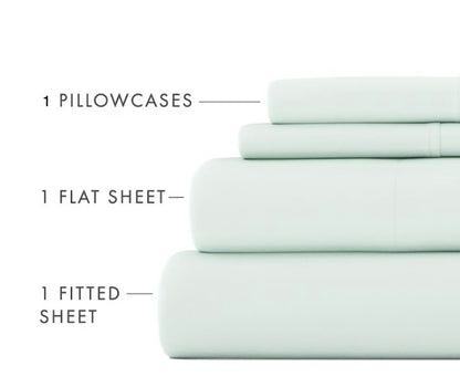 Casual Comfort™ Premium Ultra Soft Microfiber Wrinkle Free 3 Piece Sheet Set Twin XL