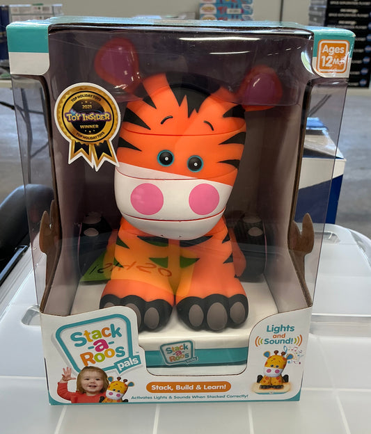 Stack-a-Roos Pals: Baby Tiger - Lights & Sounds, Ages 12+ Months