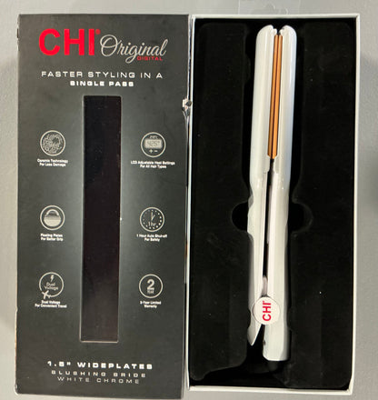 CHI "Original Digital ""I Do"" Blushing Bride" Fast Heating 1 1/2" Flat Iron - Open Box