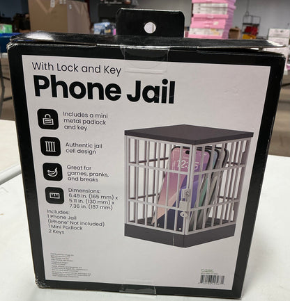 Phone jail with lock and key
