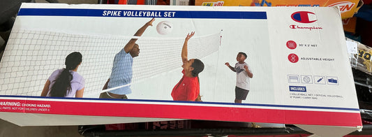 Champion spike volleyball net - OPEN BOX - PICK UP ONLY