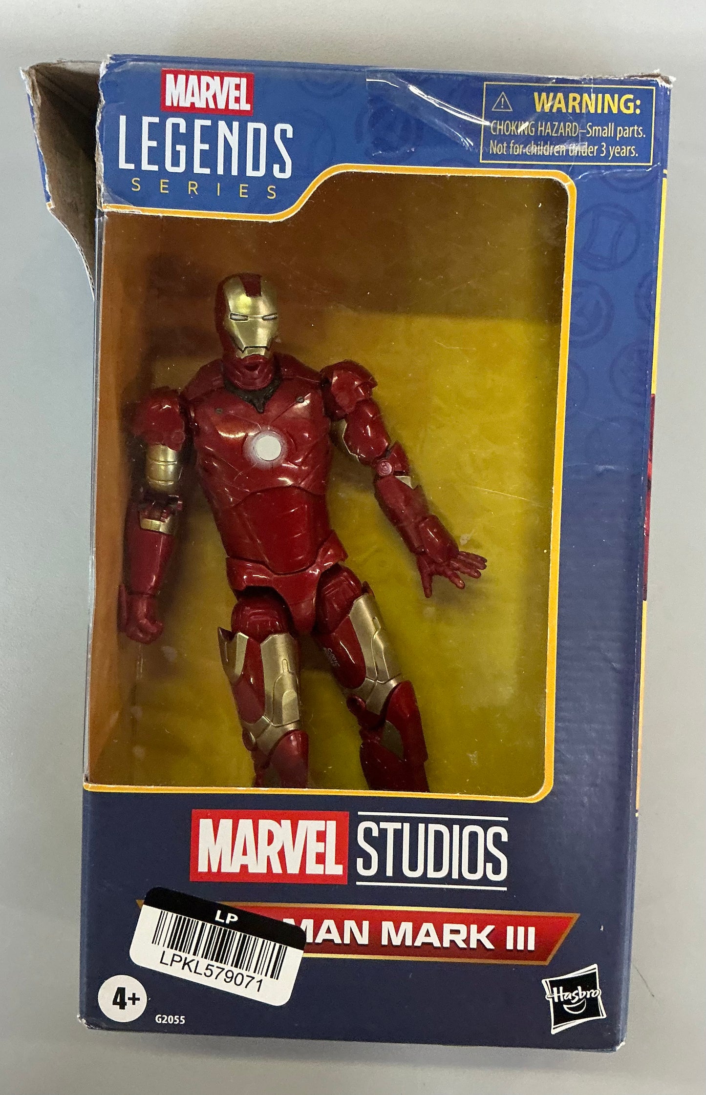 THRIFTY 70 - marvel legends series Iron Man mark III action figure - AS IS - USED - MISSING PIECES - FINAL SALE - NO RETURNS