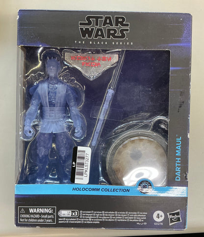 Star Wars Darth Maul black series holocomm collection action figure - DAMAGED PACKAGE