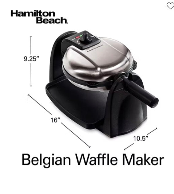 Hamilton Beach® Belgian-Style Flip Waffle Maker