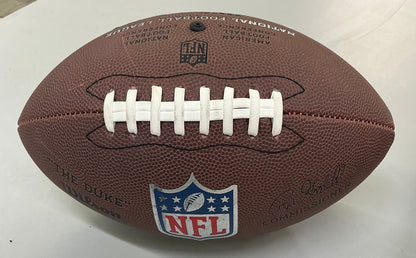 Wilson The Duke replica football: regulation size, leather composite, butyl bladder - SOME MINOR COSMETIC FLAWS