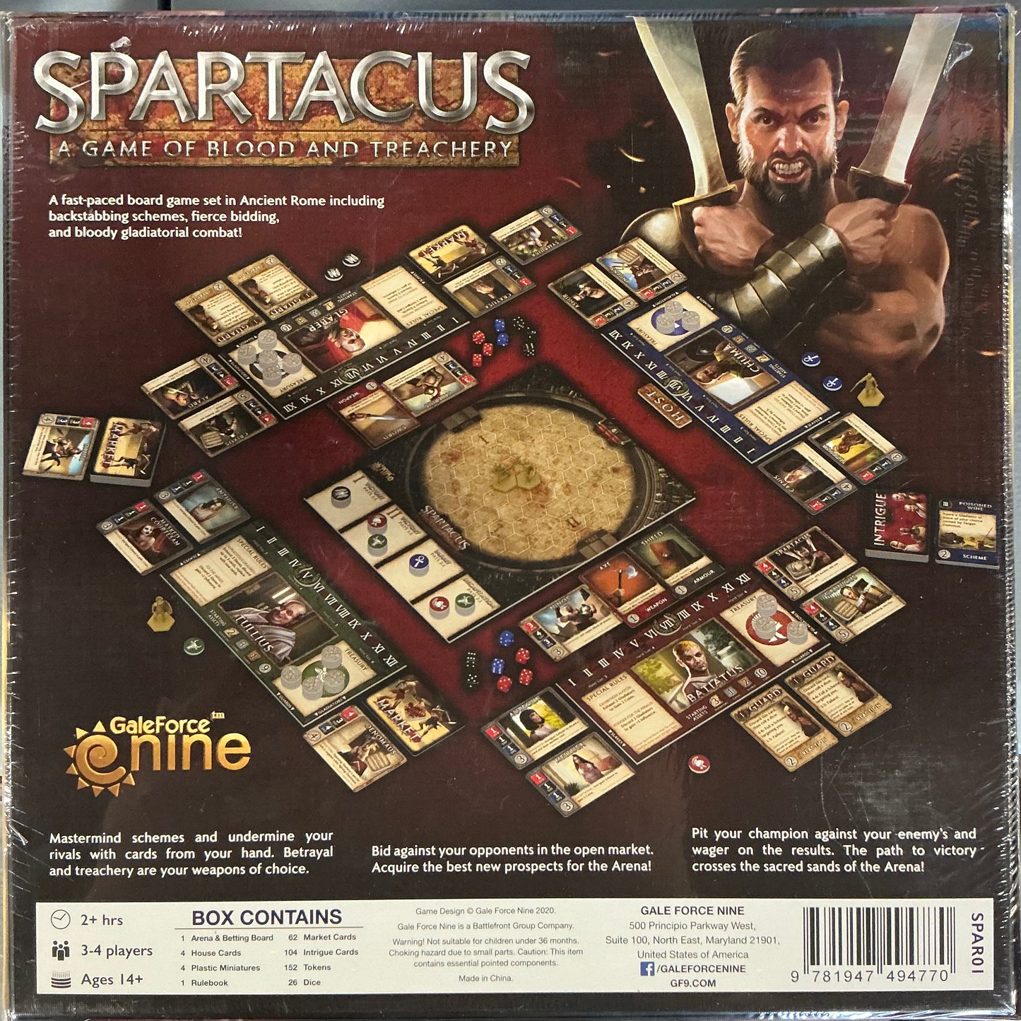 Spartacus a game of blood and treachery