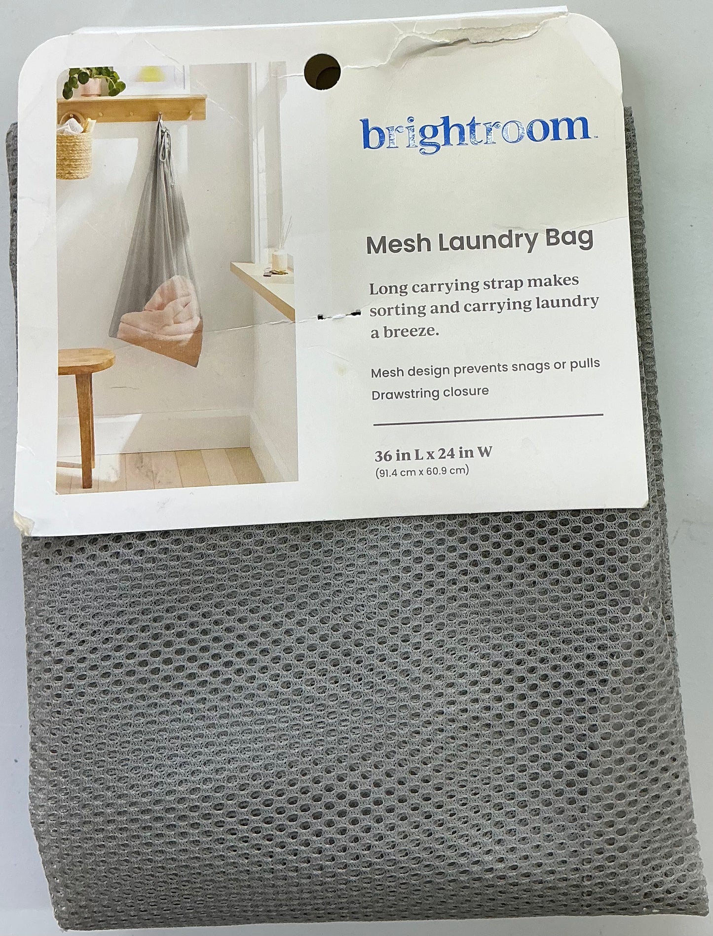 Mesh laundry bag-36 in L x 24 in W