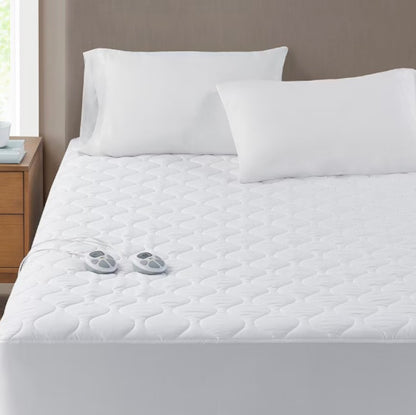 Serta Microfiber Heated Mattress Pad Full