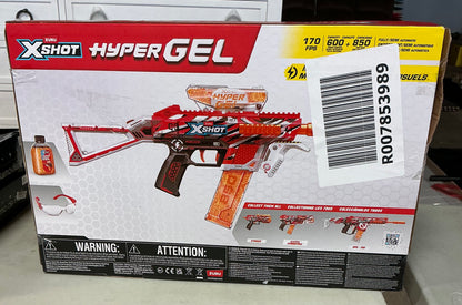 ZURU Xshot hyper gel medium toy gel blaster - OPEN/DAMAGED BOX - PRODUCT IS NEW - PICK UP ONLY
