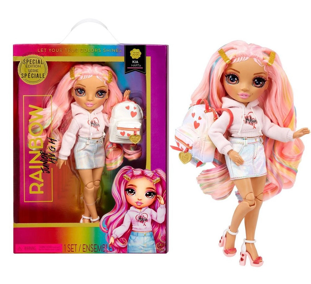 Rainbow High Junior High Special Edition - Kia Hart 9"
Posable Fashion Doll