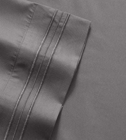 Sweet Home Collection 1800 Thread Count 4-Piece Sheet Set in King size