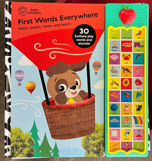Baby Einstein: First Words Everywhere Sound Book