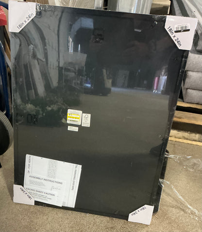 18x24” poster frame black - PICK UP ONLY