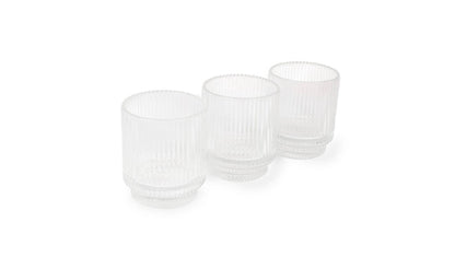 3pk Glass Votive