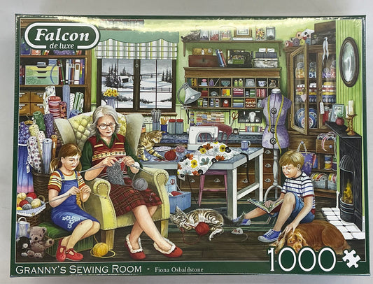 Falcon de luxe "Granny's Sewing Room" 1000-piece jigsaw puzzle