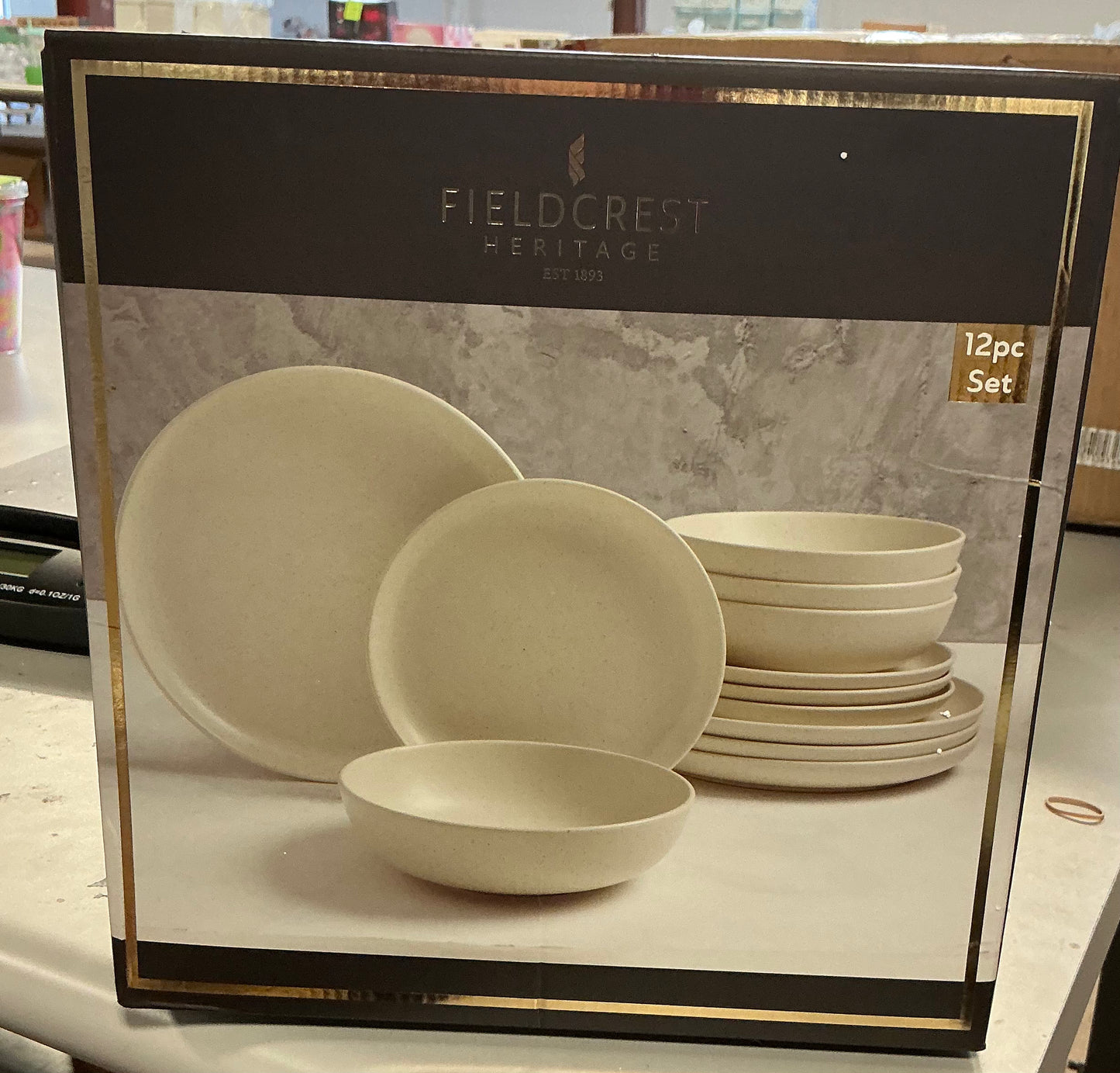 Fieldcrest Legacy Steam 12-pc. Stoneware Dinnerware Set