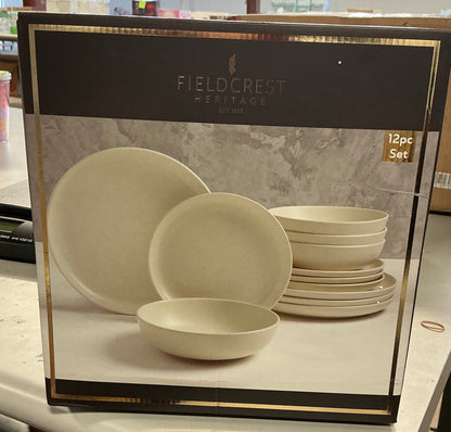 Fieldcrest Legacy Steam 12-pc. Stoneware Dinnerware Set