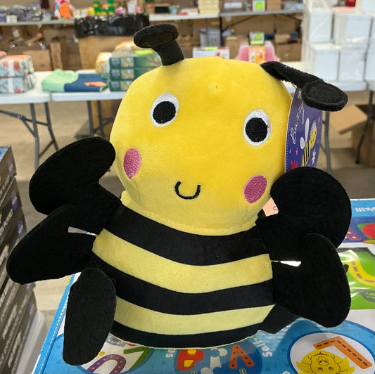 9”Make Believe Ideas yellow and black Buzzy Bee plush