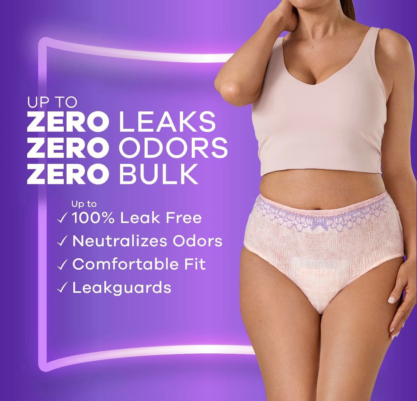 Always Discreet Boutique incontinence underwear, size XL 34 underwear