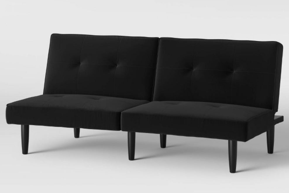 Futon Sofa Black  - Boxed
