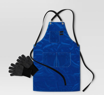 Grilling mitts & apron set - DAMAGED/OPEN PACKAGE
