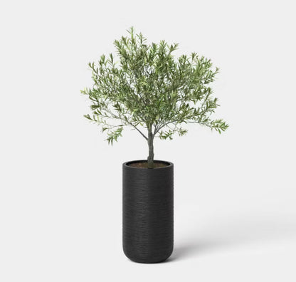 Fluted Outdoor Planters - Assorted Sizes - Minor Cosmetic Damage (see pictures) - FOR PICKUP ONLY