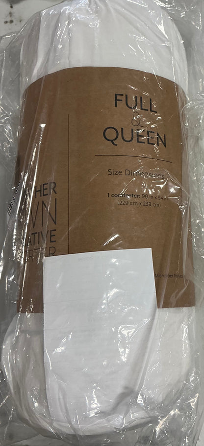All weather down alternative comforter only Full/Queen
