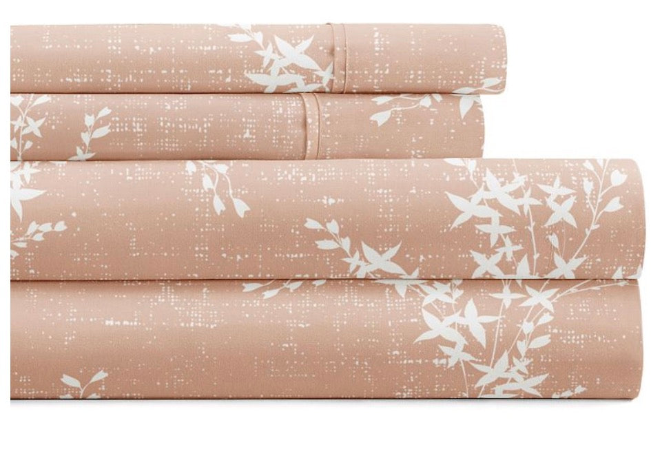 4 piece Patterned Sheet Set Full