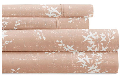 4 piece Patterned Sheet Set Full