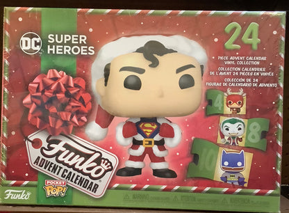 Funko Pop!
Advent Calendar - DC Super Heroes
2023, 24 Pocket Pop! Vinyl Figures