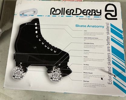 Roller derby youth adjustable roller skates sizes 3-6 - OPEN BOX - MINOR COSMETIC FLAWS - PICK UP ONLY