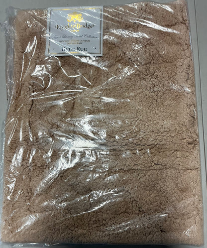 Knightsbridge Chain Bath Rug Natural-20in x 30in