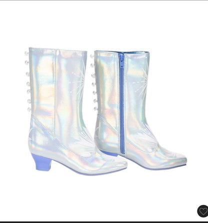 THRIFTY 70 - Disney frozen Elsa travel boots size 13/1 - AS IS - USED - FINAL SALE - NO RETURNS