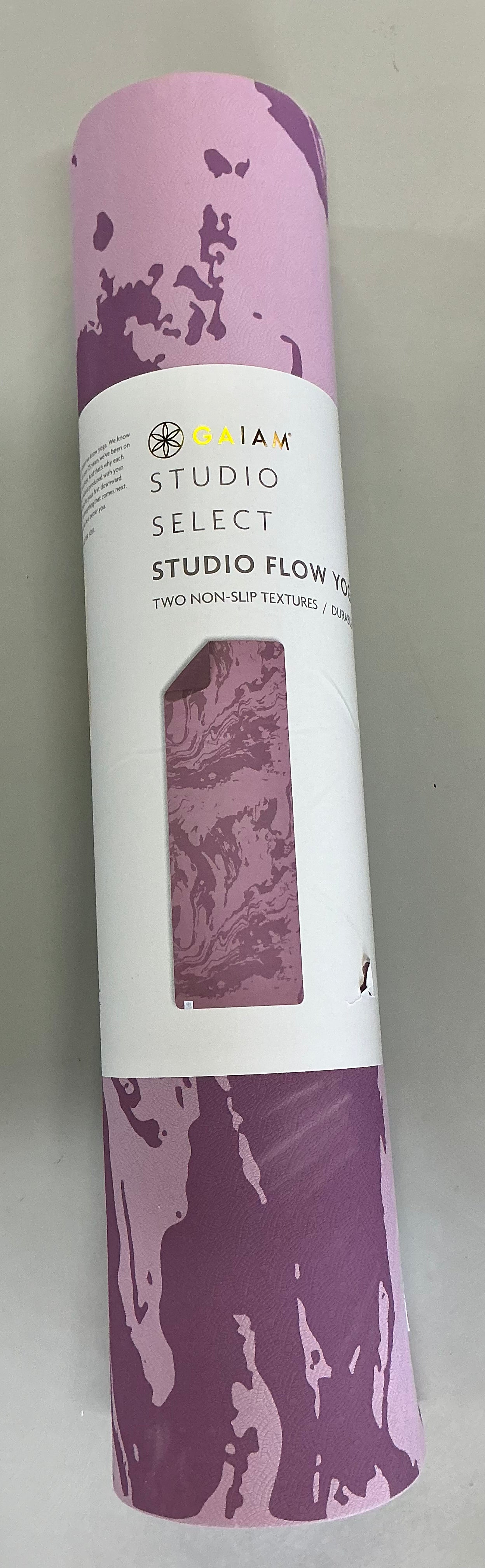 Gaiam high tack studio flow yoga mat (6mm)