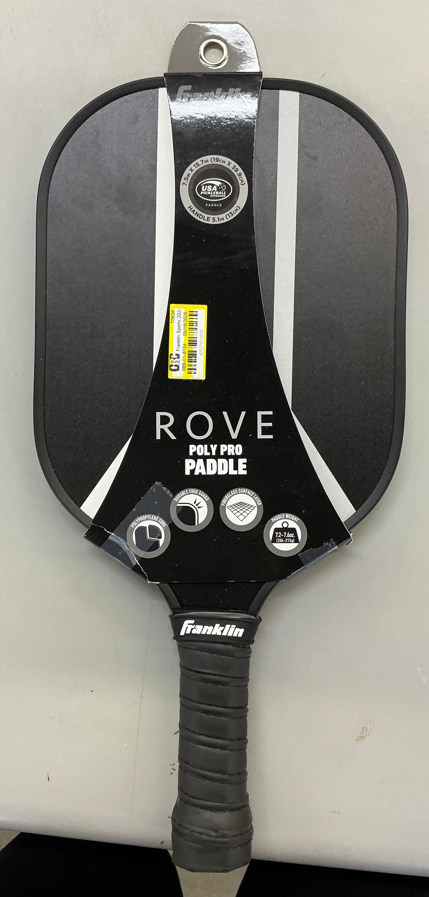 Franklin sports 2024 rove PP paddle racquet - OPEN PACKAGE