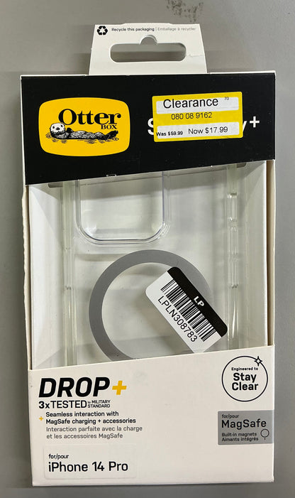 OtterBox iPhone 14 Pro symmetry clear plus case with MagSafe