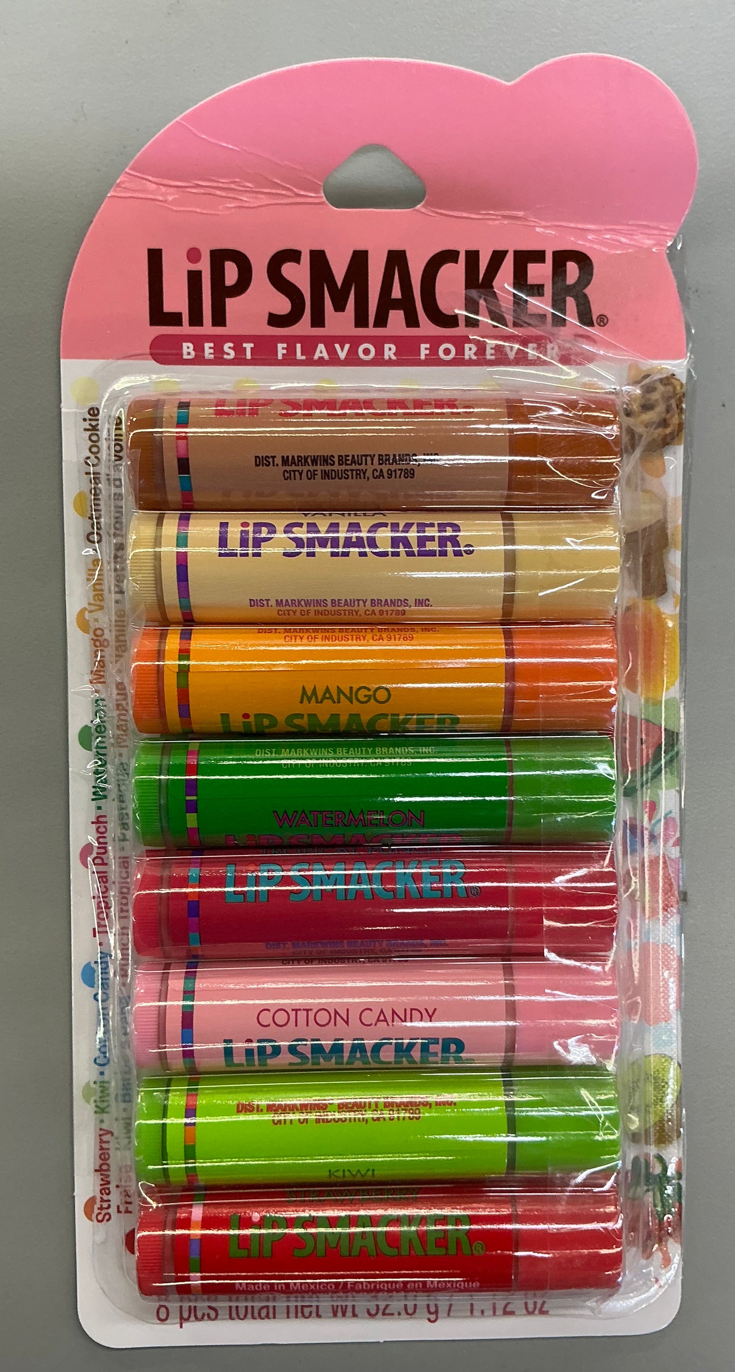 Lip Smacker Original & Best 8 Moisturizing Lip Balms party pack
