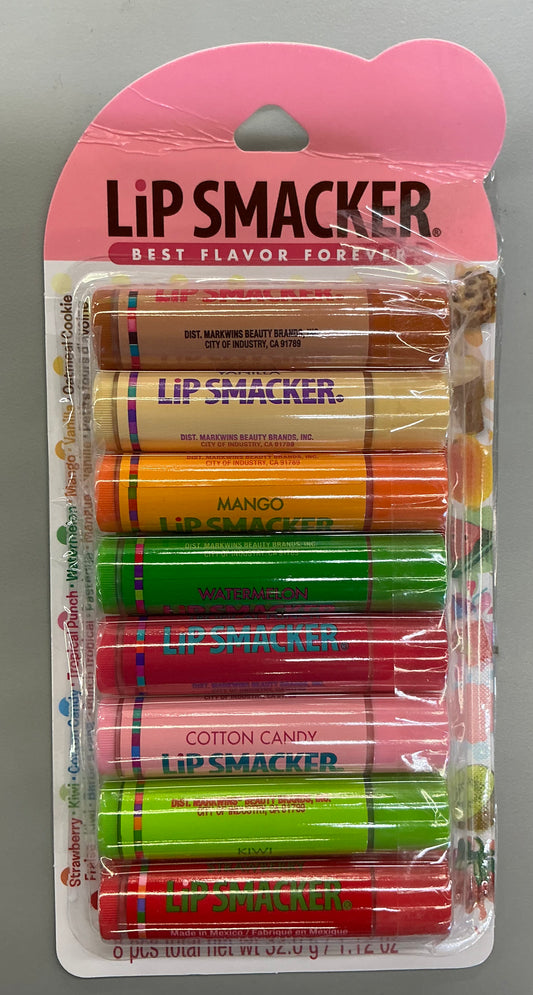 Lip Smacker Original & Best 8 Moisturizing Lip Balms party pack
