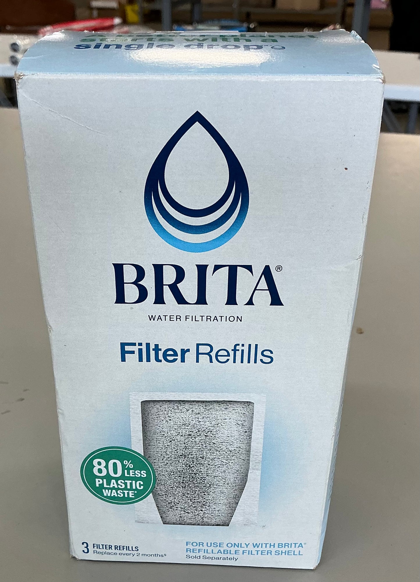 Brita filter refills - 3 pack - open box - product is new
