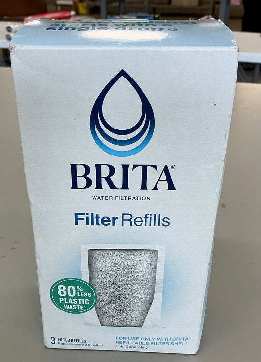 Brita filter refills - 3 pack - open box - product is new