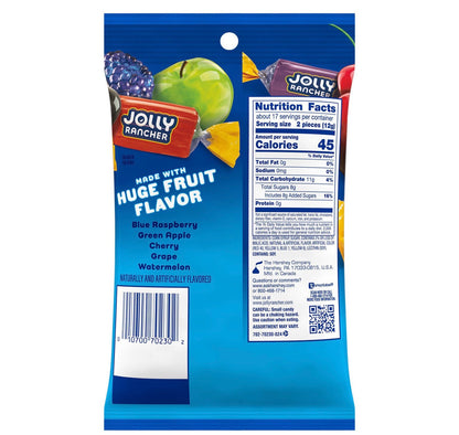 7 oz bag of JOLLY RANCHER Assorted Fruit Flavored Hard Candy Food
