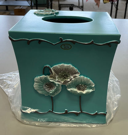 Popular Bath Poppy Fields Tissue Box Cover