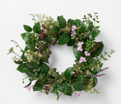 Mixed floral wreath - NO PACKAGE - PICK UP ONLY