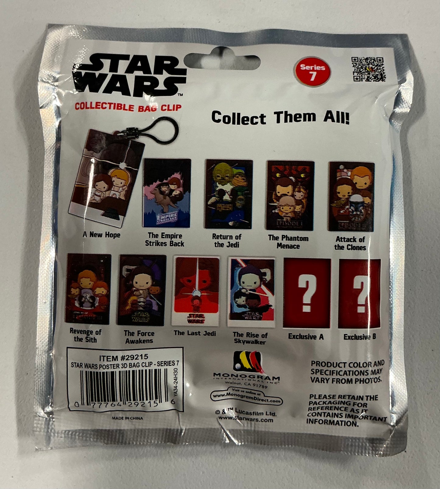 Star Wars collectible bag clip series 7 - blind bag