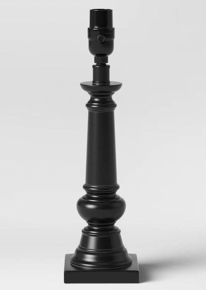 Column small lamp base black - MINOR COSMETIC FLAW