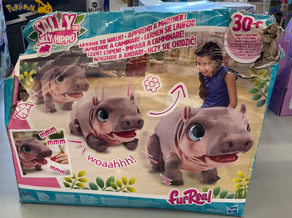 FurReal Sally the silly hippo 9” interactive plush kids toys - DAMAGED PACKAGE - PRODUCT IS NEW