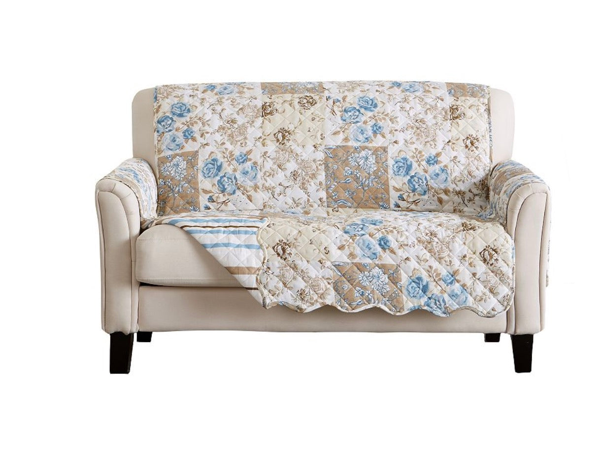 Linery Patchwork Loveseat Protector 75”x98”