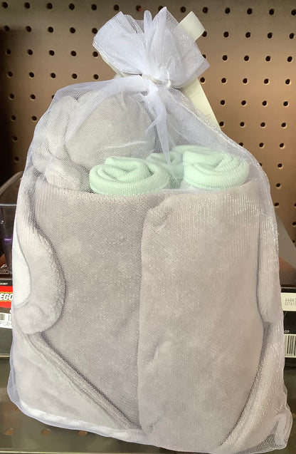 (Clearance)FINAL SALE Baby 6pk Bath Towel Gift Bundle-Elephant