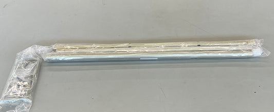 48 in. - 84 in. 1 in. Single Curtain Rod Kit in Light Gold